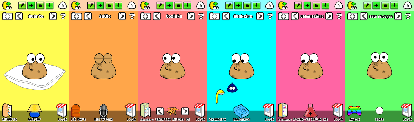 Super poção! Para melhorar em um estante! #Jogos #Pou