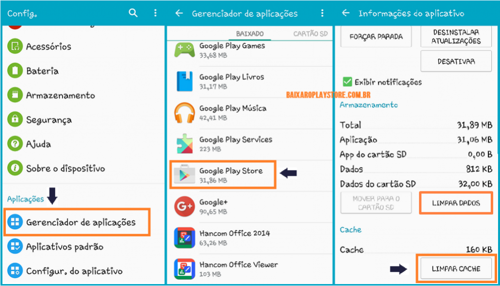 Google-Play-Store-limpar-cache-e-dados