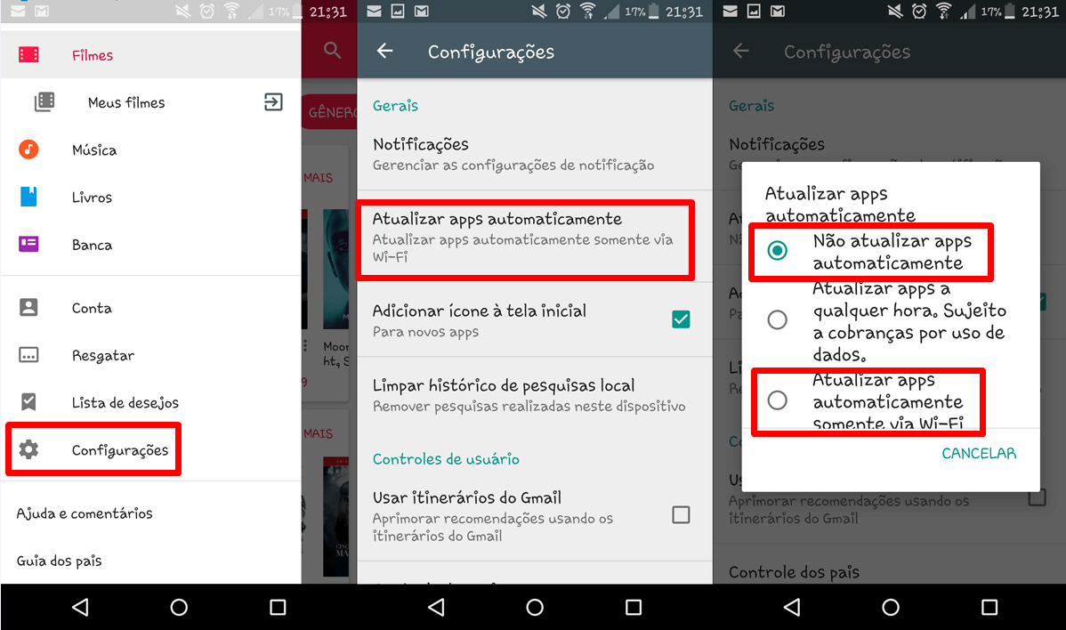 Como ATUALIZAR o aplicativo da Google Play. Não consigo baixar