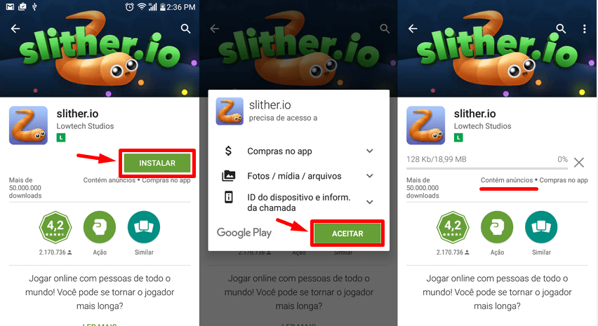 Baixar Slither.io - Baixar jogos Android na Play Store Grátis