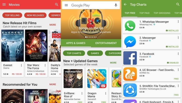 Aplicativos na Google Play Store agora mostram versão mínima